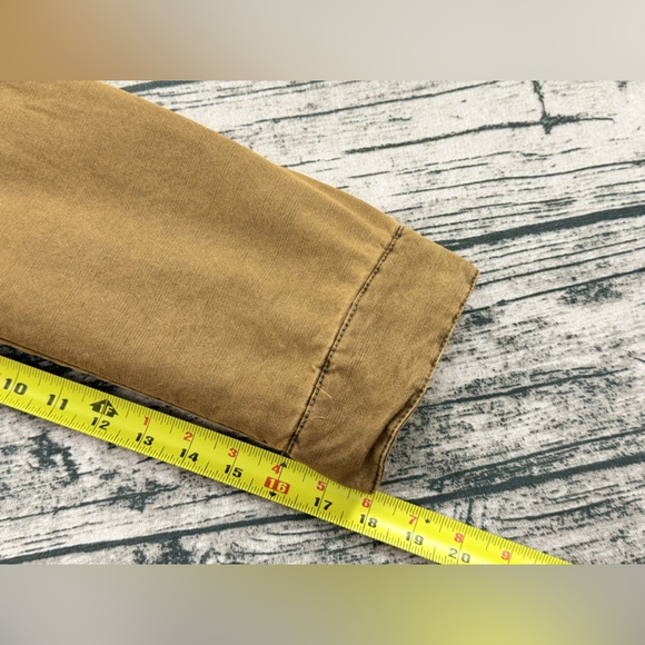 Levi's Men's Canvas Full-Zip Five-Pocket Khaki Trucker Jacket, Size Medium - Picture 7 of 15